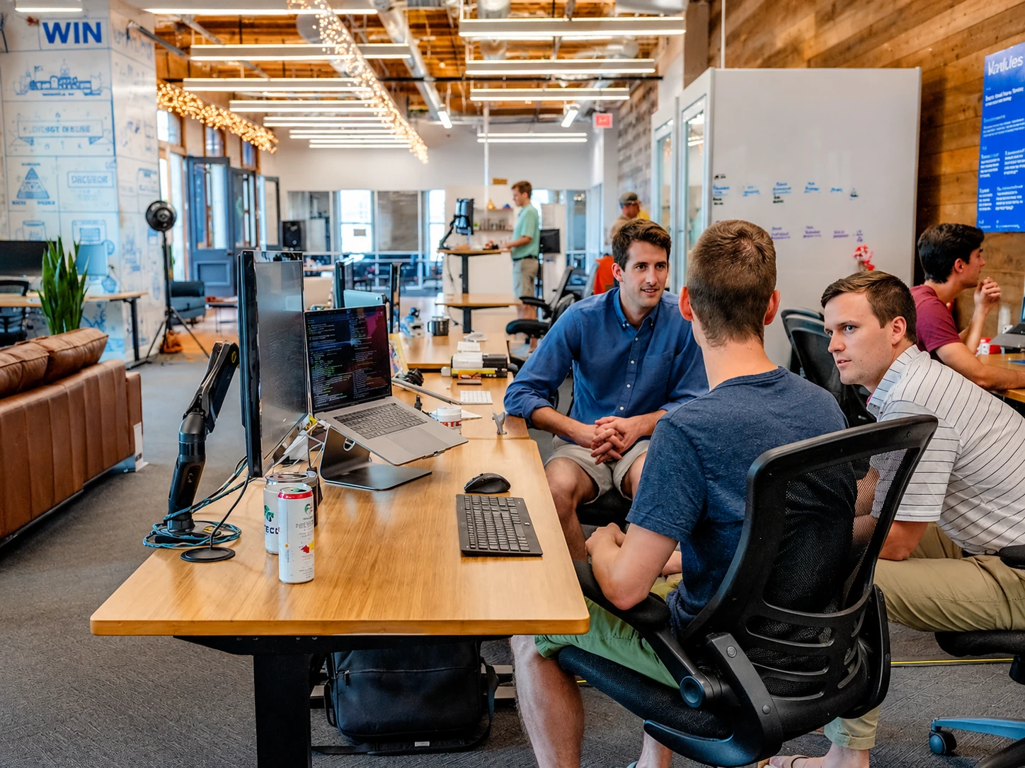 Modern office environment